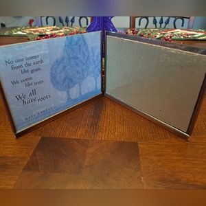 Vintage Glass & Metal Photo Frame